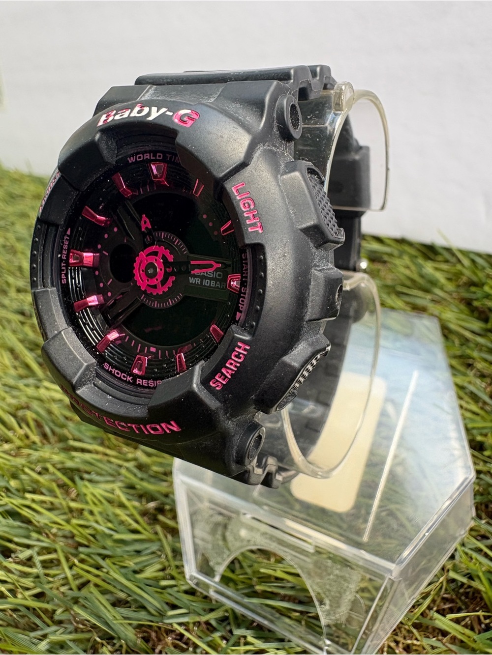 Baby-G Black and Pink Sport Watch